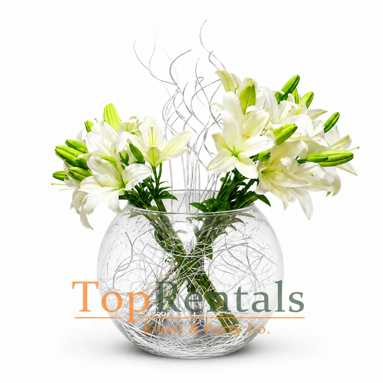 Fish Bowl with Flowers
